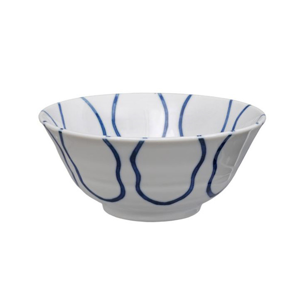 MIXED BOWLS BOWL BL/WH 15X7CM, 500ML 1Pc
