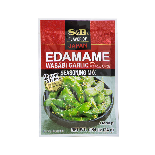 mix wasabi garlic flavor seasoning for edamame 24gr