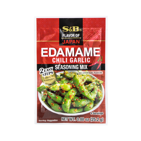 mix chili garlic flavor seasoning for edamame 25gr