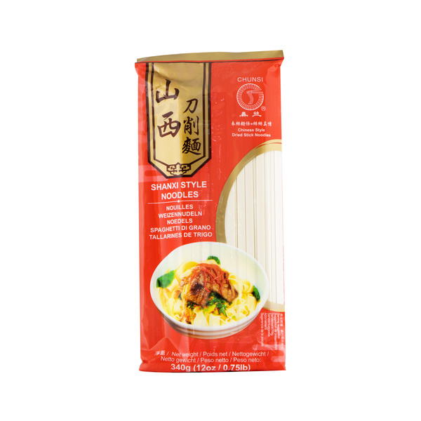SHANXI STYLE NOODLE  6X1.1MM 340gr