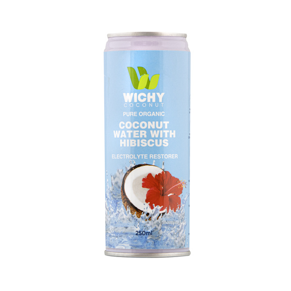 coconut water organic, with hibiscus 250gr/250ml