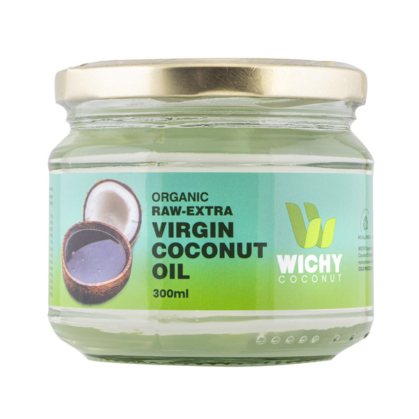coconut oil extra virgin, organic, raw 300gr/300ml