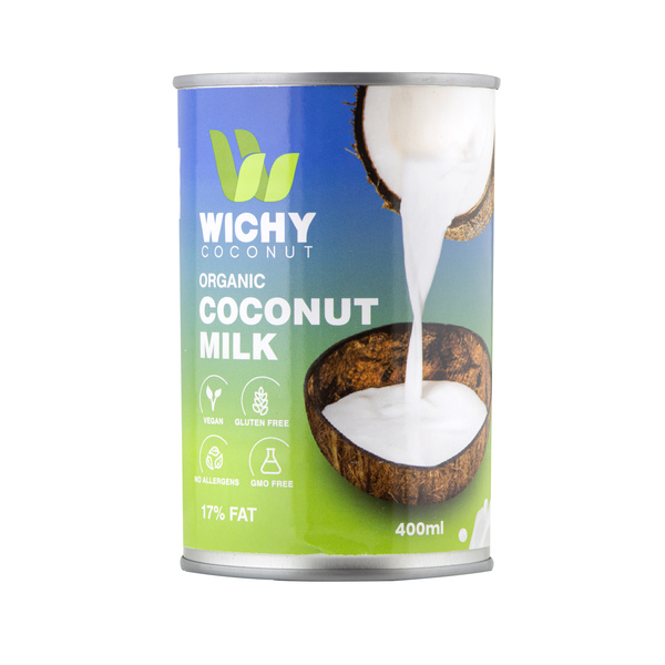COCONUT MILK FAT 17%, ORGANIC 400gr/400ml