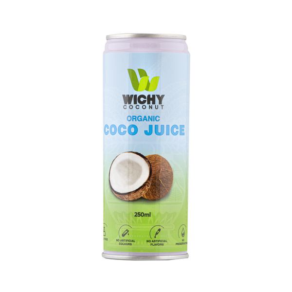 COCONUT JUICE ORGANIC, REGULAR 250gr/250ml