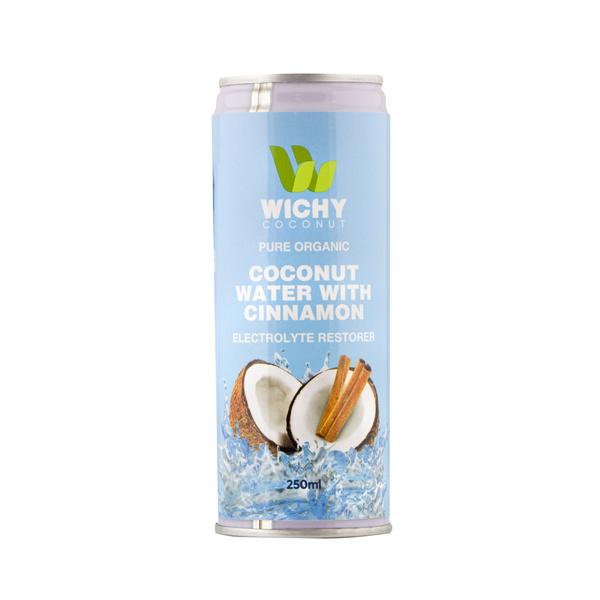 coconut water organic, with cinnamon 250gr/250ml