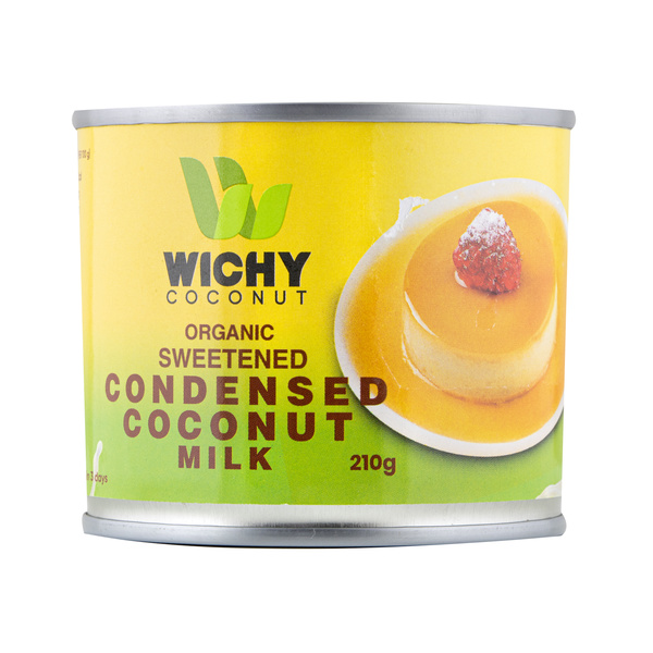 coconut milk condensed, organic, sweetened 210gr/210ml