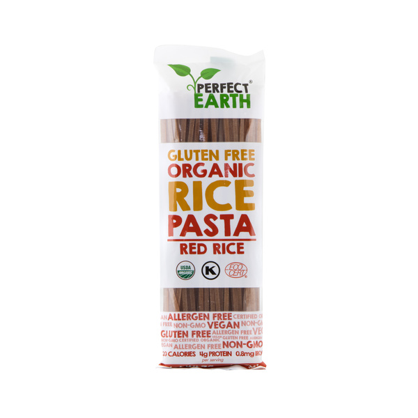 rice pasta/noodles organic, red 225gr