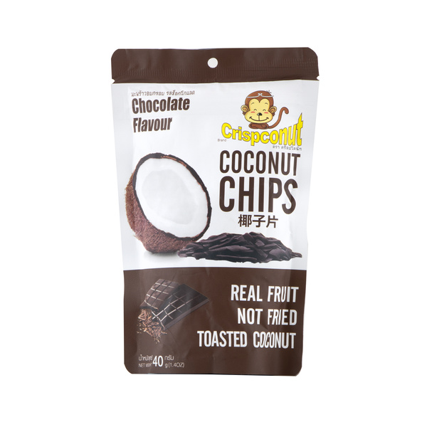 coconut chips, chocolate 40gr