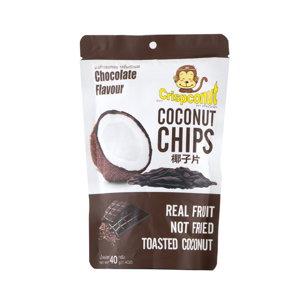 COCONUT CHIPS, CHOCOLATE 40gr