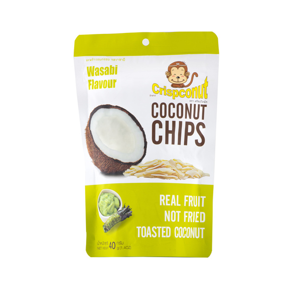 coconut chips, wasabi 40gr