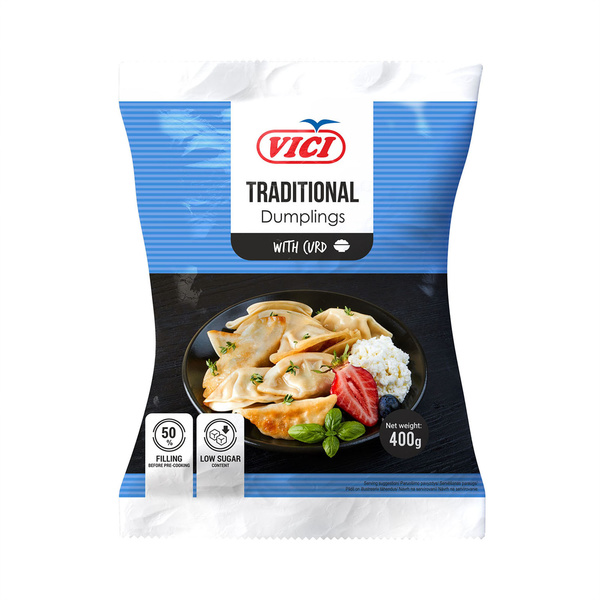 DUMPLING TRADITIONAL, WITH CURD 400gr