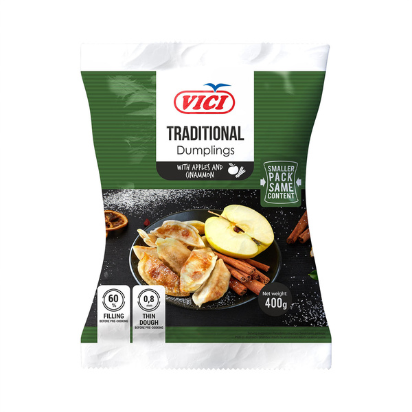 DUMPLING TRADITIONAL, WITH APPLES & CINN. 400gr
