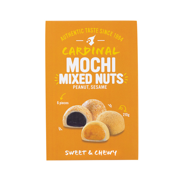 MIXED NUTS (PEANUT & SESAME) MOCHI (6 PCS) 210gr