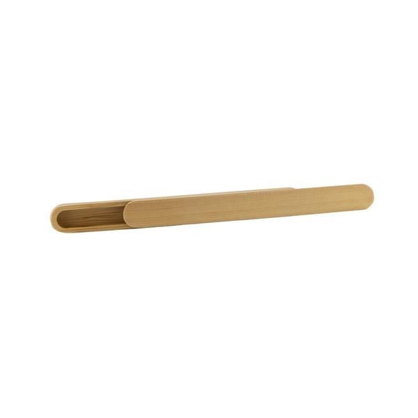 chopstick box (drawer type) hemlock 26x2.8x1.9cm 1Pc