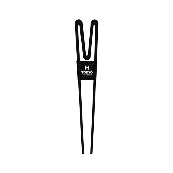 easy use 22.5cm black chopstick  18643, 5x40x1pair 1Pc