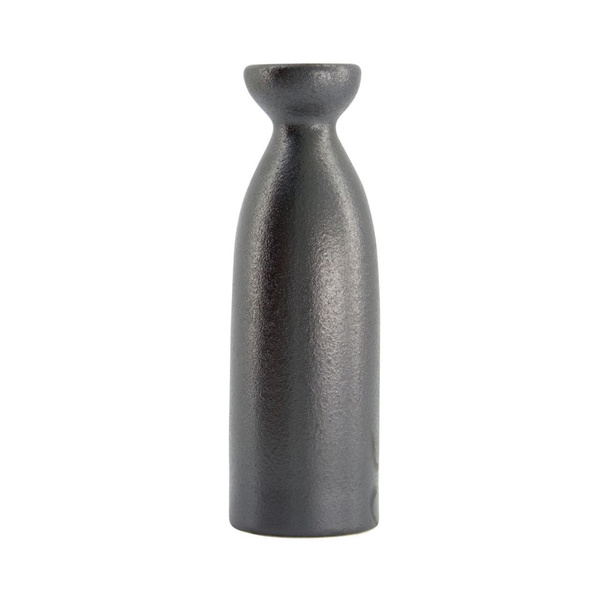 YUZU BLACK SAKE BOTTLE MATTE BLACK  17.5CM 220ML