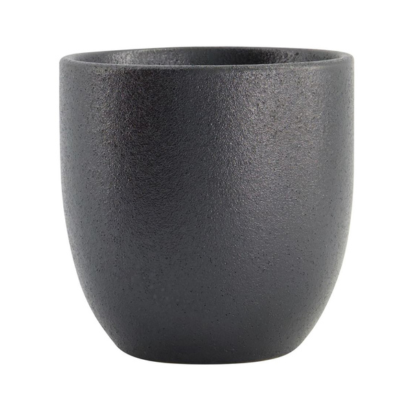 yuzu black tea cup  7.8x8cm 220ml, matte black 1Pc