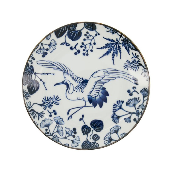 FLORA JAPONICA PLATE CRANE 20.6X2.2CM 1Pc