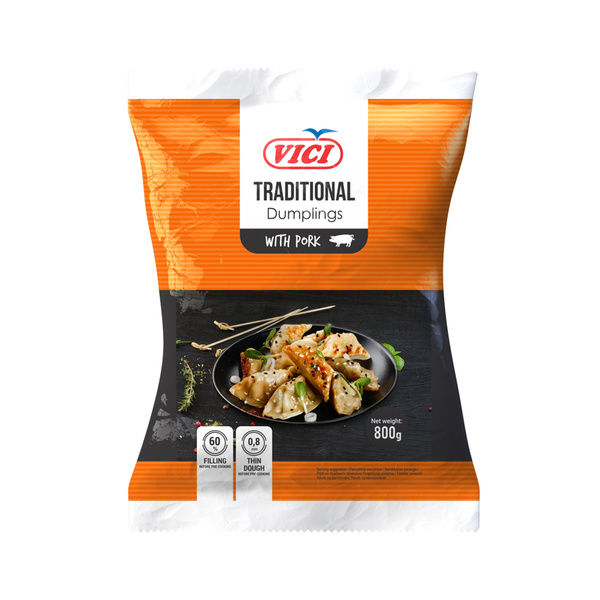 dumpling with pork 55-65pcs 800gr