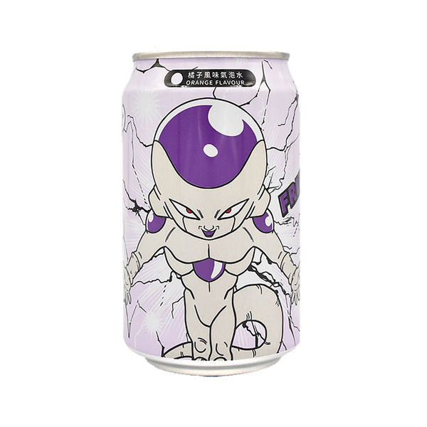 SPARKLING WATER DRAGON BALL FRIEZA, ORANGE FLAVOR 330gr/330ml