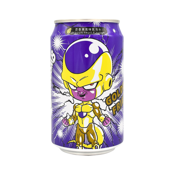 SPARKLING WATER DRAGON BALL Z GOLDEN FRIEZA, PASSION FRUIT FLAVOR 330gr/330ml