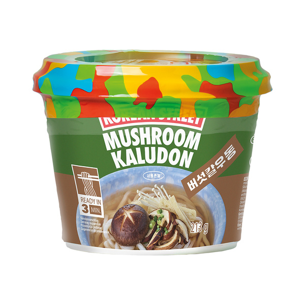 kaludon mushroom instant noodle  bowl 213gr