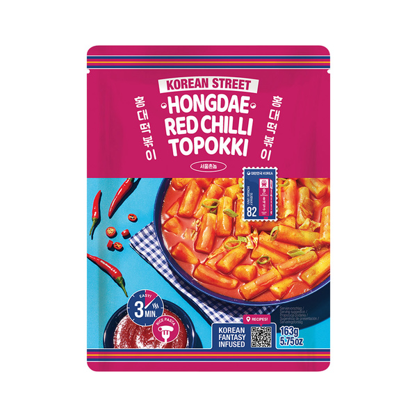 topokki hongdae red chilli flavour 163gr