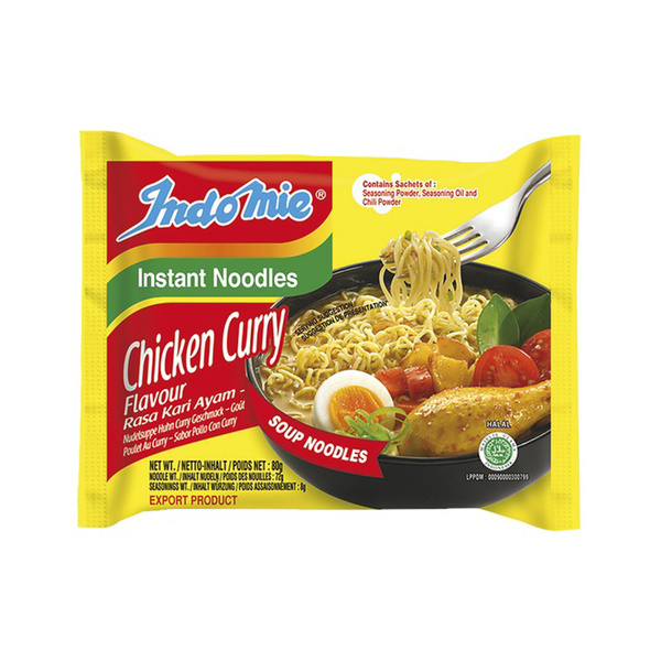 CHICKEN CURRY INSTANT NOODLE 80gr