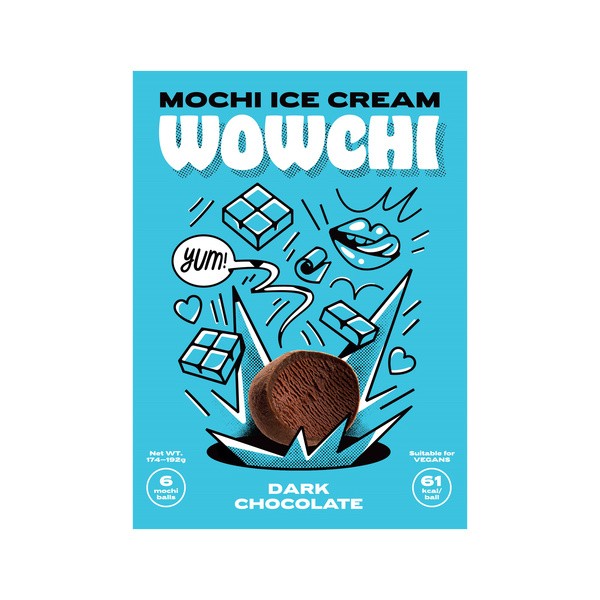 MOCHI ICE CREAM DARK CHOCOLATE 174gr