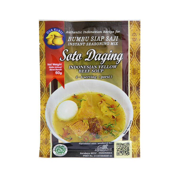 instant seasoning mix (bumbu soto daging) 60gr