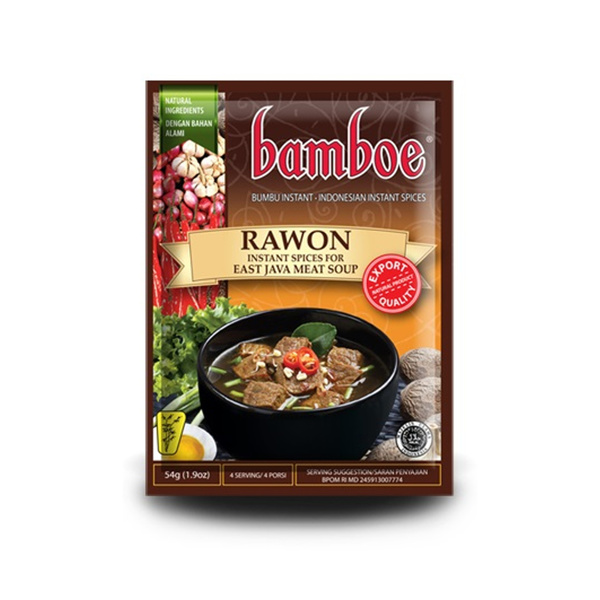 spice mix for east java meat soup (bumbu rawon) 54gr