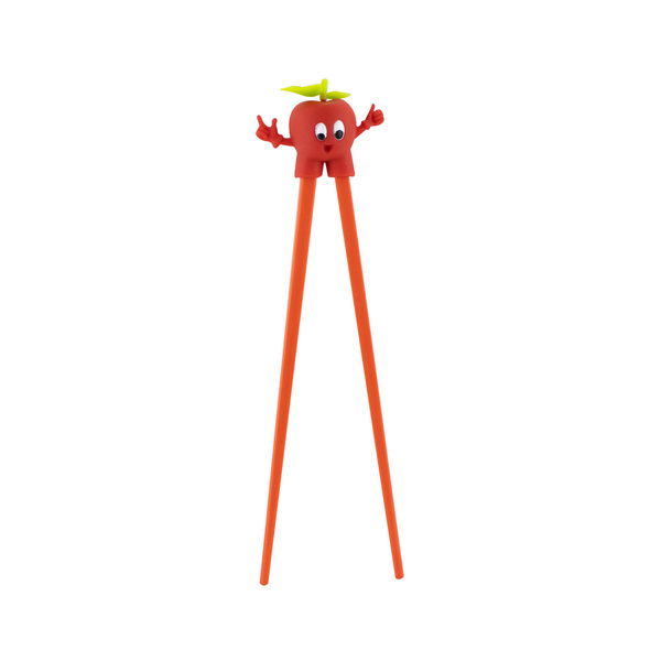 CHOPSTICK HELPER FOR CHILDREN APPLE 18CM (1PR) 1Pc