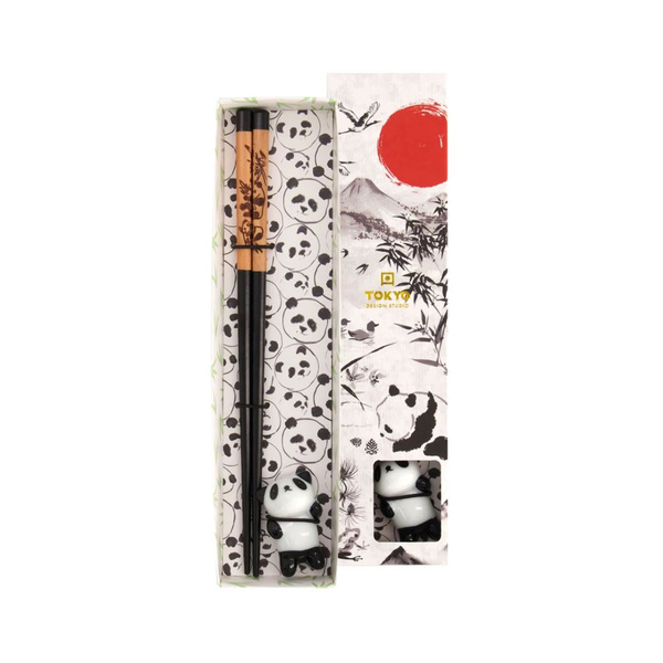 CHOPSTICK AND REST, GIFTSET, PANDA 1Pc