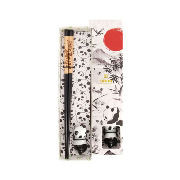 CHOPSTICK AND REST, GIFTSET, PANDA