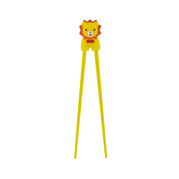 chopstick helper for children lion (yellow) 18cm (1pr) 1Pc