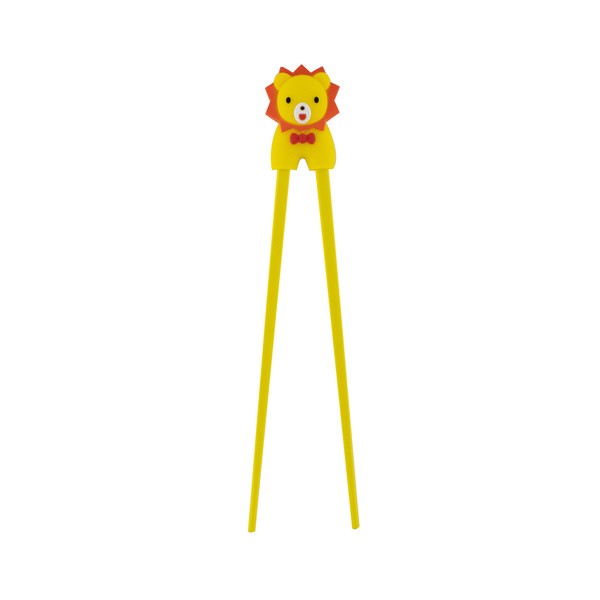 CHOPSTICK HELPER FOR CHILDREN LION (YELLOW) 18CM (1PR) 1Pc