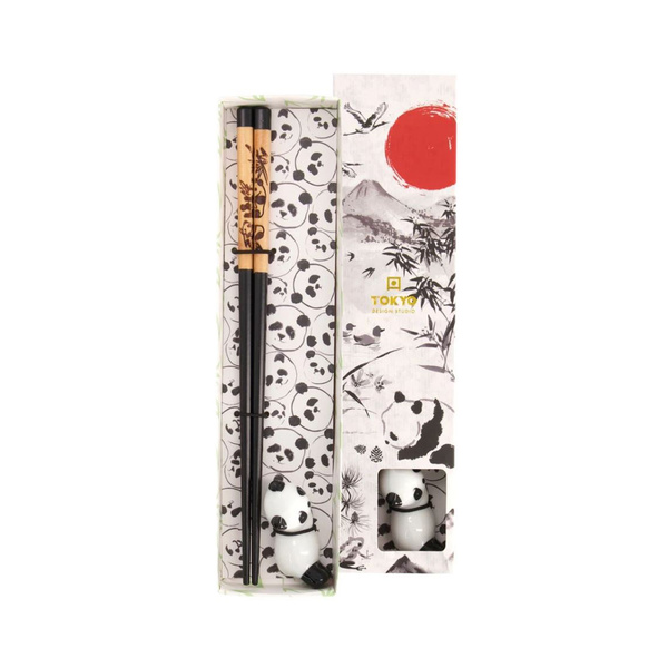 chopstick and rest, giftset, panda 1Pc