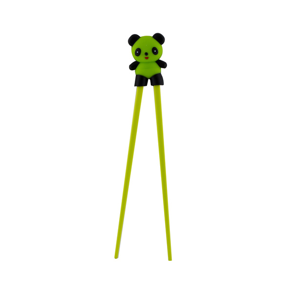 chopstick helper for children panda (green) 18cm (1pr) 1Pc