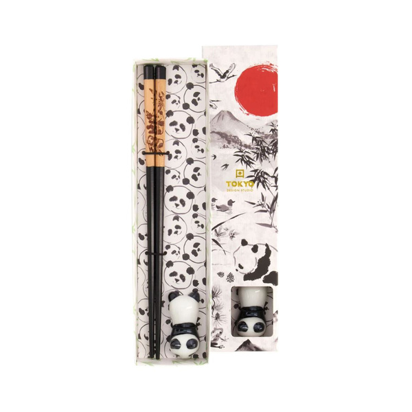 CHOPSTICK AND REST, GIFTSET, PANDA 1Pc