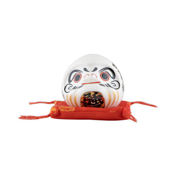 DARUMA DOLL WHITE 8X8X7.5CM