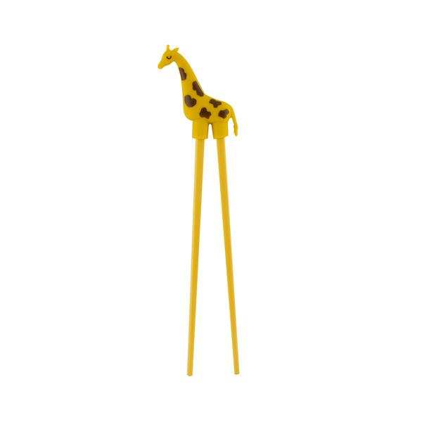 CHOPSTICK HELPER FOR CHILDREN GIRAFFE 18CM (1PR) 1Pc