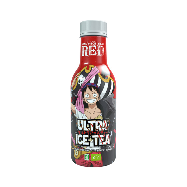 ultra ice tea luffy organic, one piece red 538gr/500ml