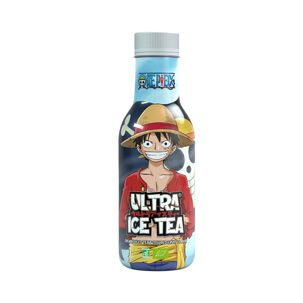 ultra ice tea luffy organic, one piece 538gr/500ml