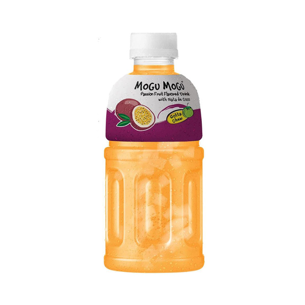 passion fruit flavored drink with nata de coco 320gr/320ml