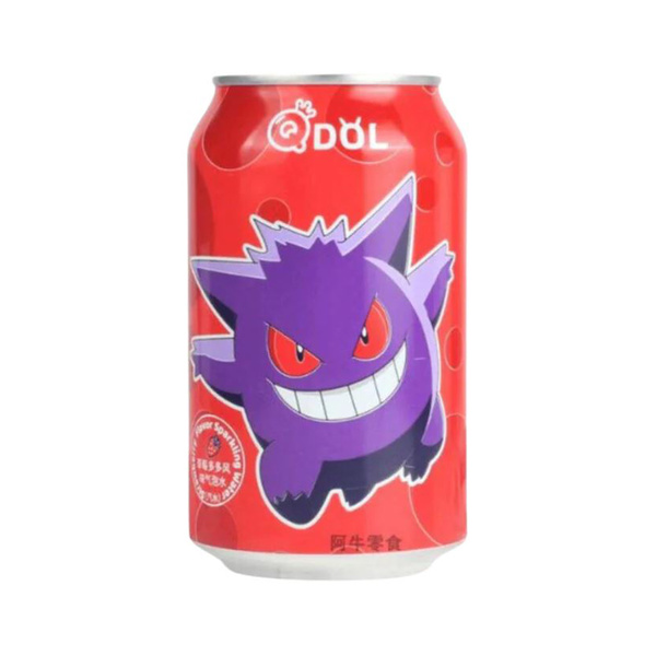 SPARKLING WATER POKEMON GENGAR, STRAWBERRY FLAVOR