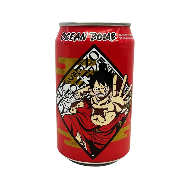 sparkling water yogurt flavor luffy one piece 330gr/330ml