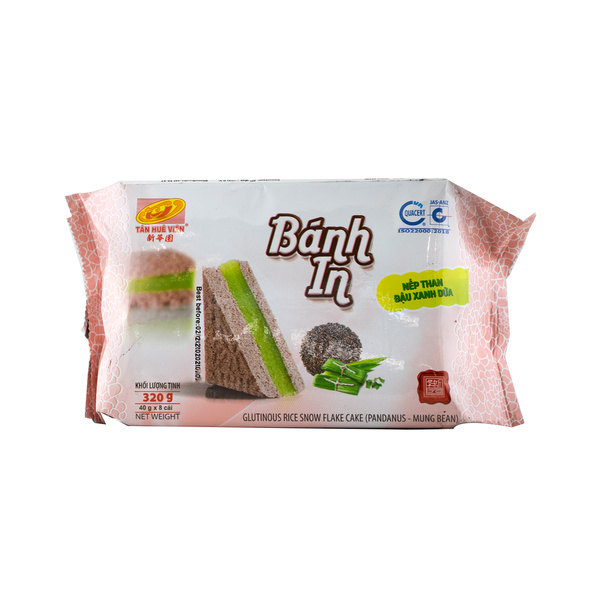 glutinous rice cake banh in cake pandan 320gr