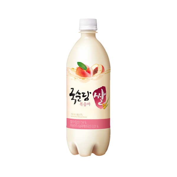 makgeoli peach  alc 3% 750gr/750ml