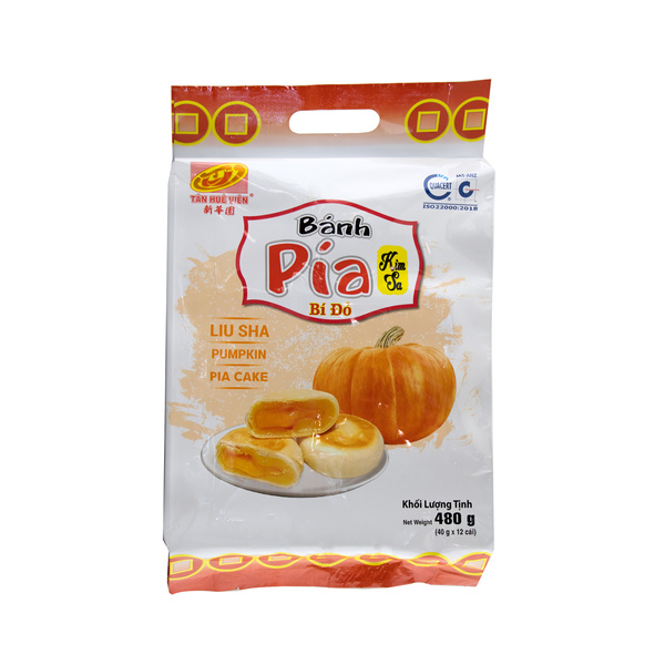 pia cake liu sha pumpkin  12pcs 480gr