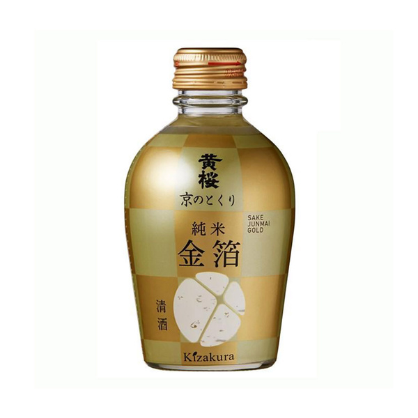 sake 14% vol, gold 180gr/180ml